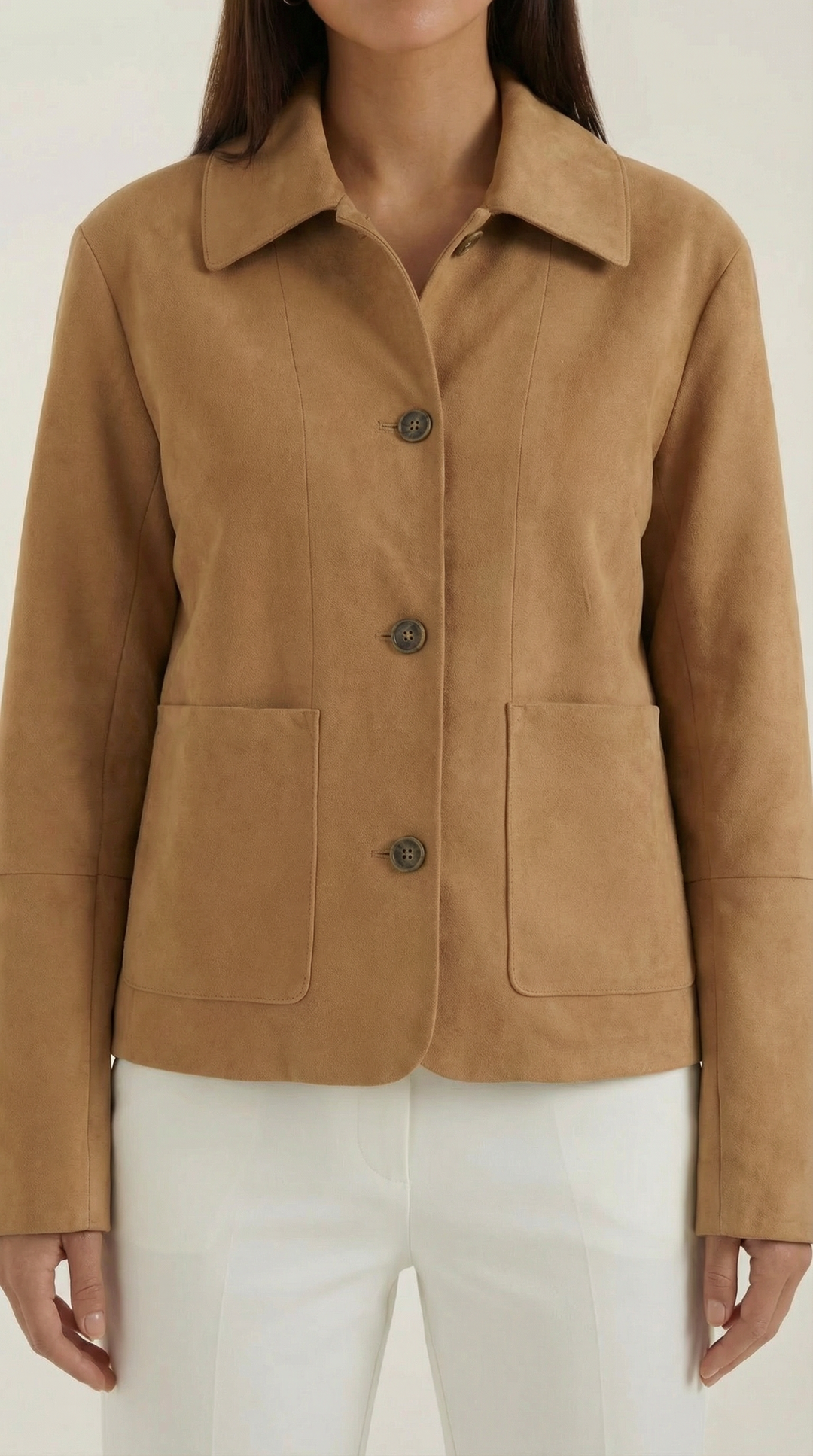Julie Soft Buttoned Jacket