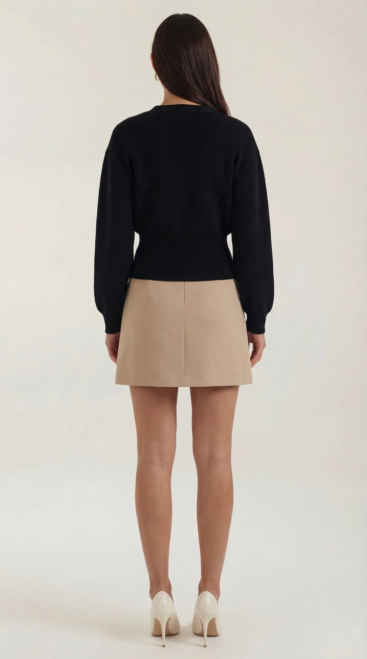 Kathleen Knitted V-Neck Sweater