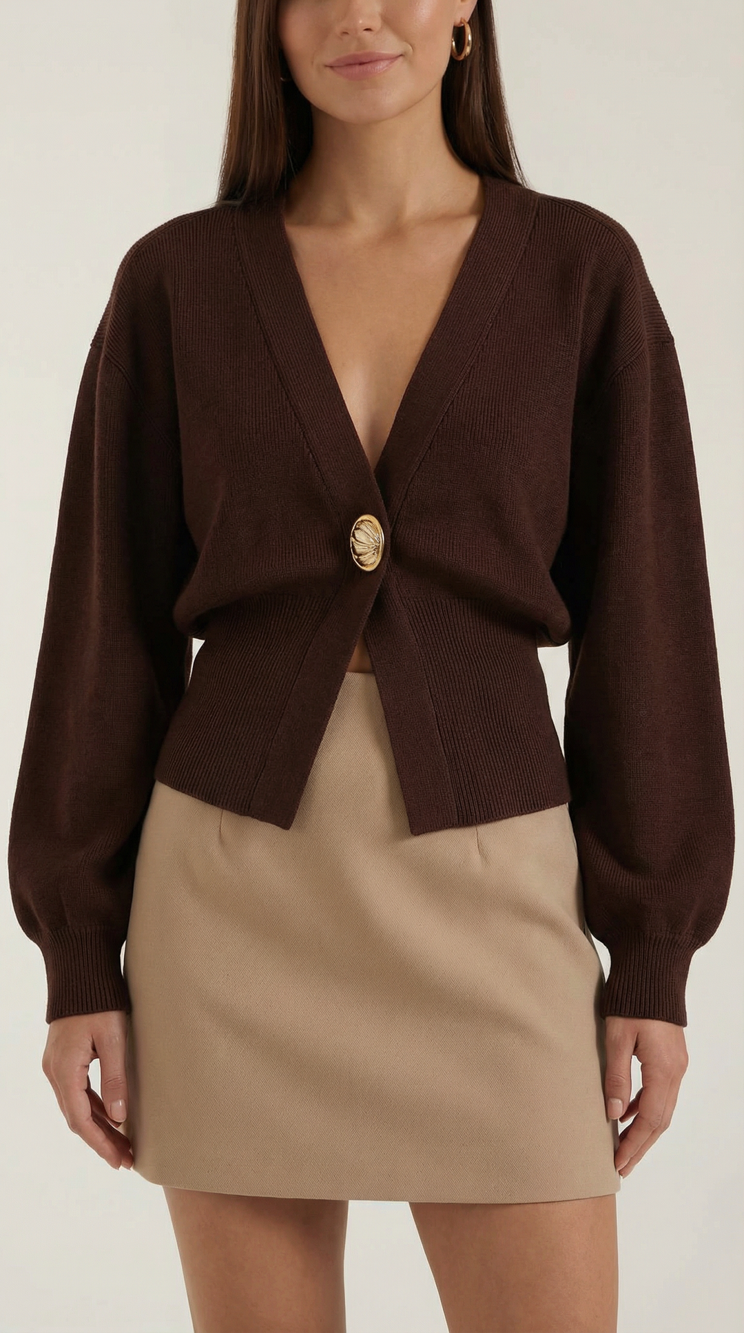 Kathleen Knitted V-Neck Sweater