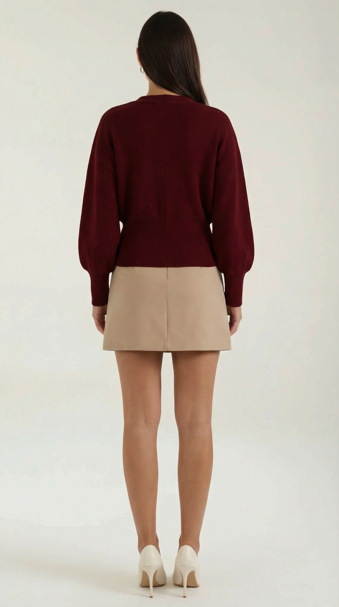 Kathleen Knitted V-Neck Sweater