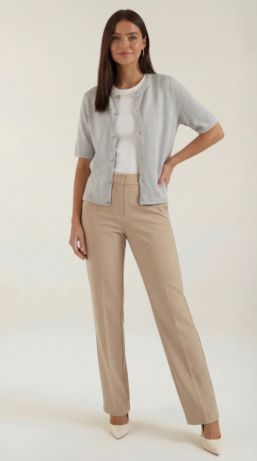 Kathryn Short-Sleeved Cardigan