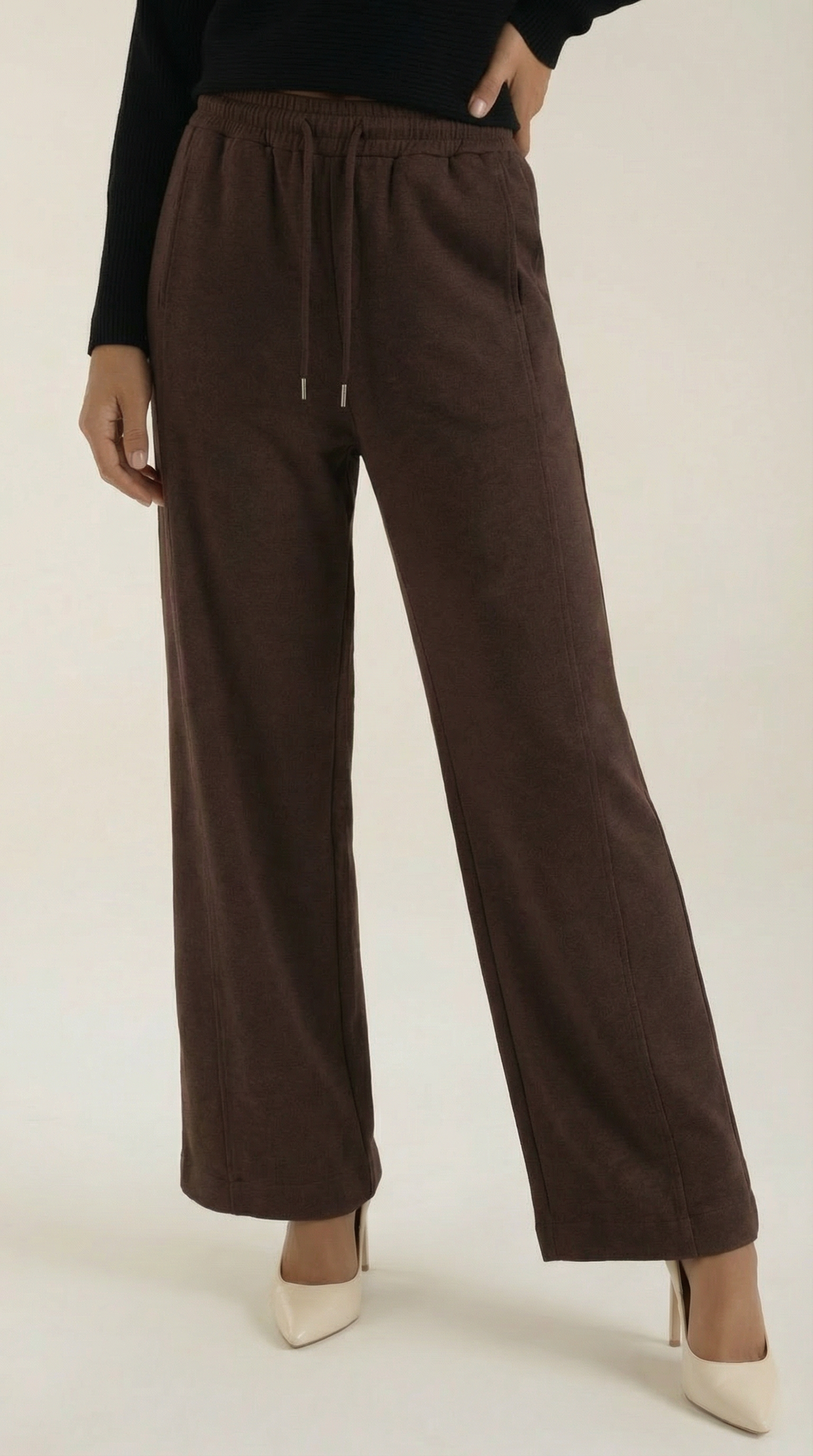 Kendra Wide-Leg Drawstring Pants