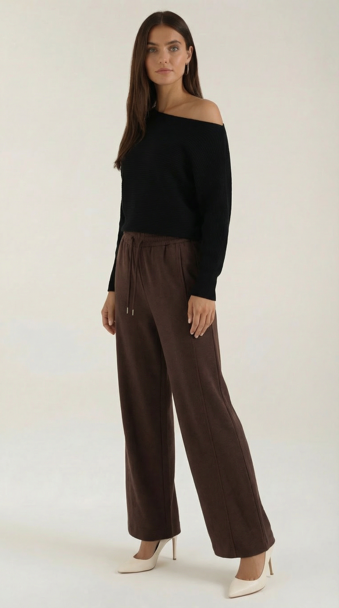Kendra Wide-Leg Drawstring Pants