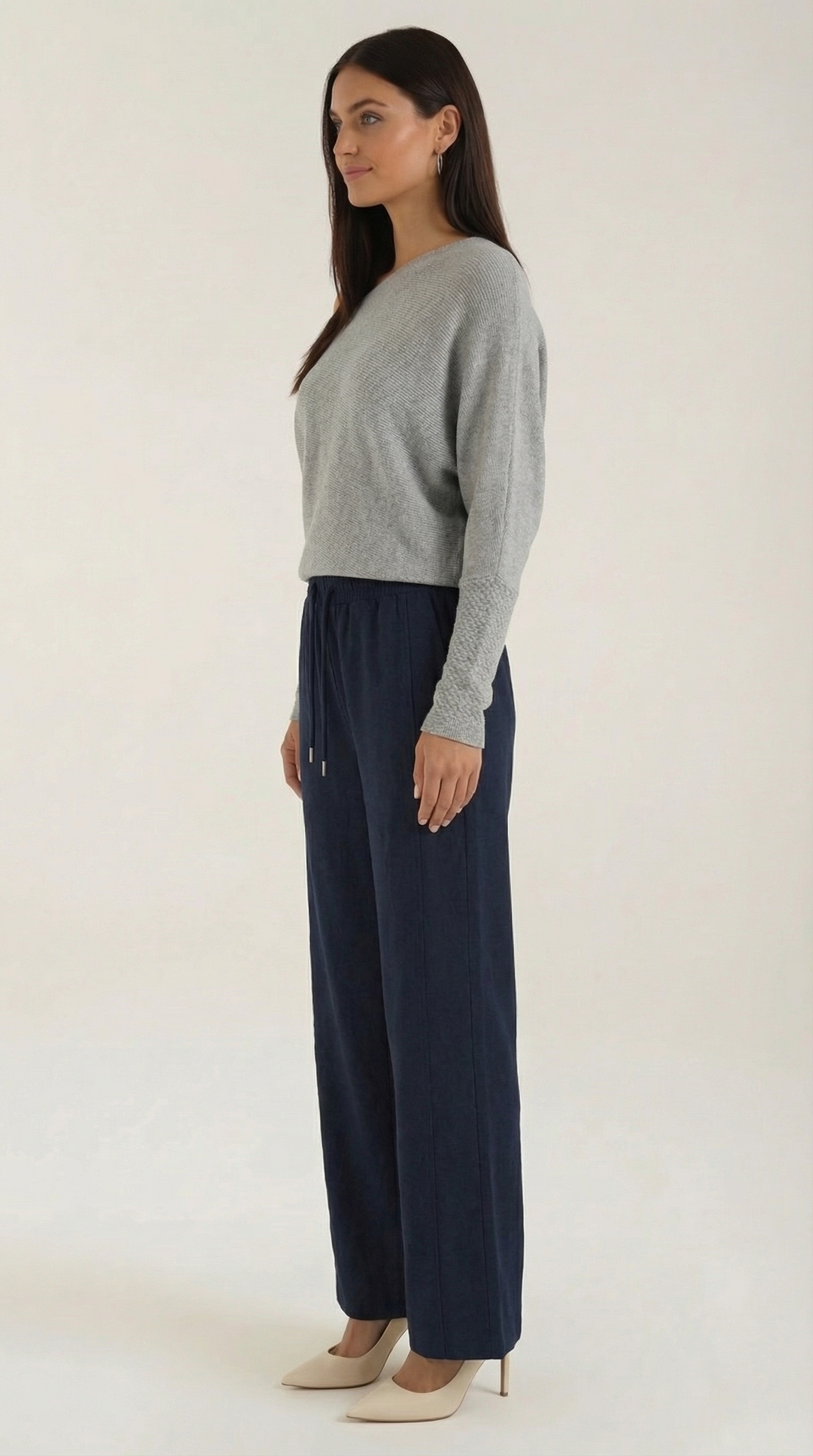 Kendra Wide-Leg Drawstring Pants