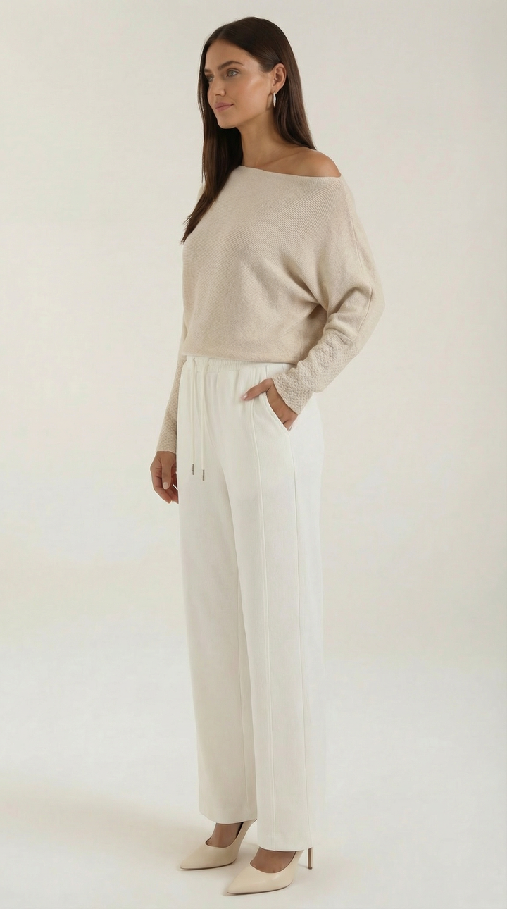 Kendra Wide-Leg Drawstring Pants