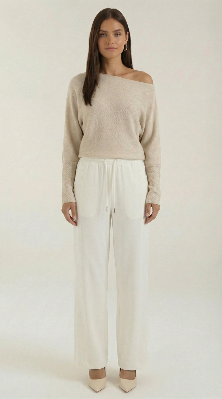 Kendra Wide-Leg Drawstring Pants