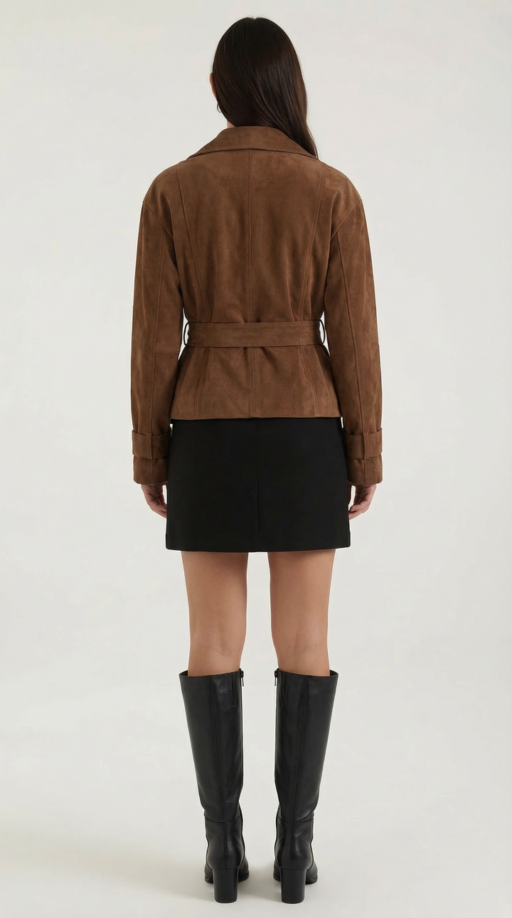 Lily Belted Mini Skirt