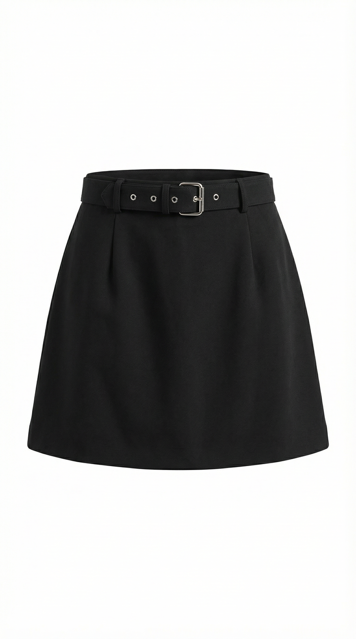 Lily Belted Mini Skirt