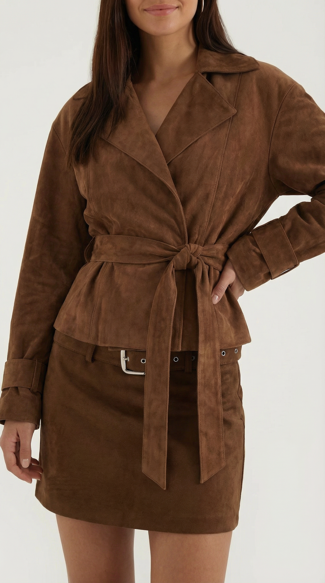 Lily Belted Mini Skirt