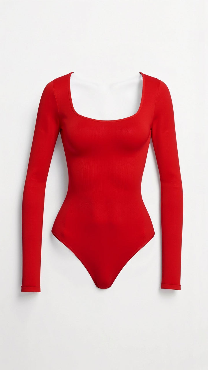 Long Sleeve Thong Bodysuit
