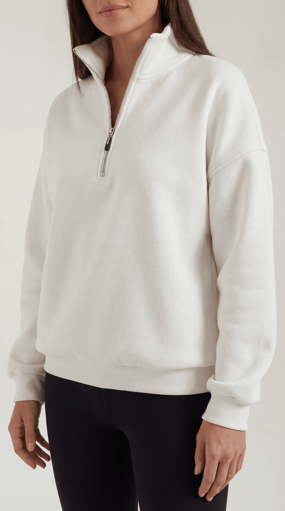 Lori Oversized Quarter-Zip Sweater