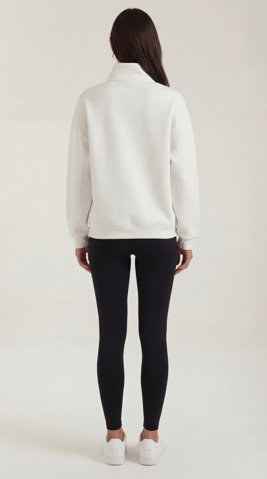 Lori Oversized Quarter-Zip Sweater