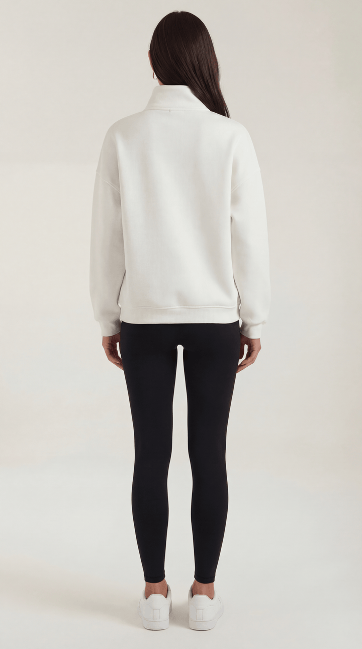 Lori Oversized Quarter-Zip Sweater