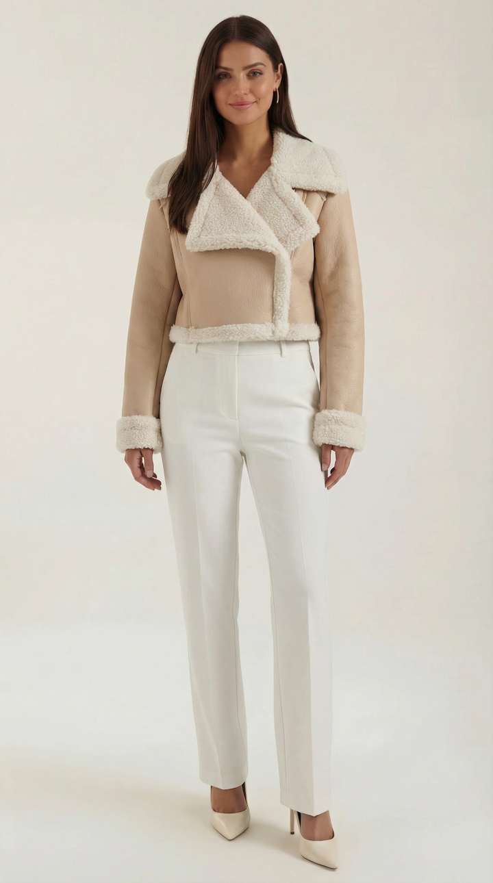 Marie Cropped Fleece Jacket