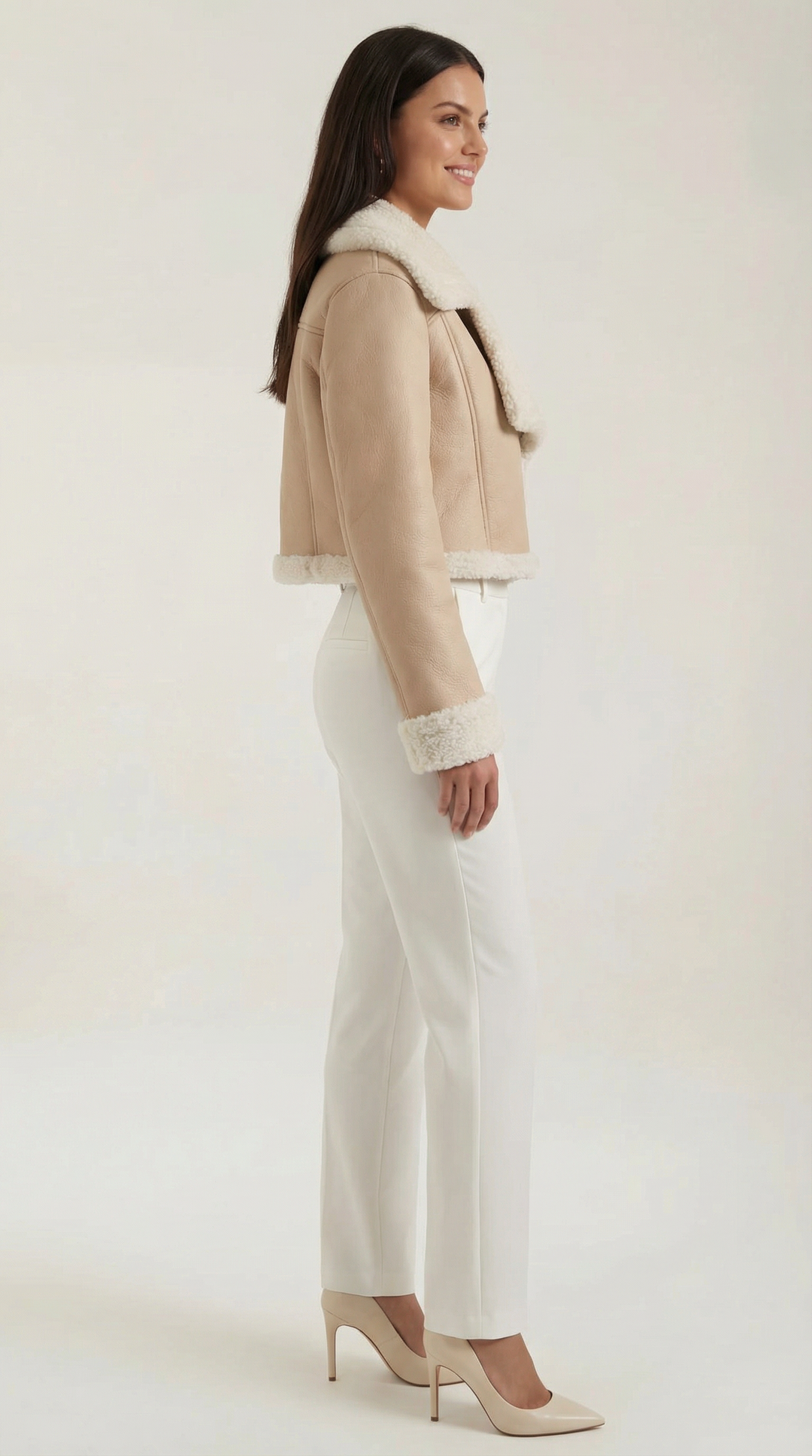 Marie Cropped Fleece Jacket