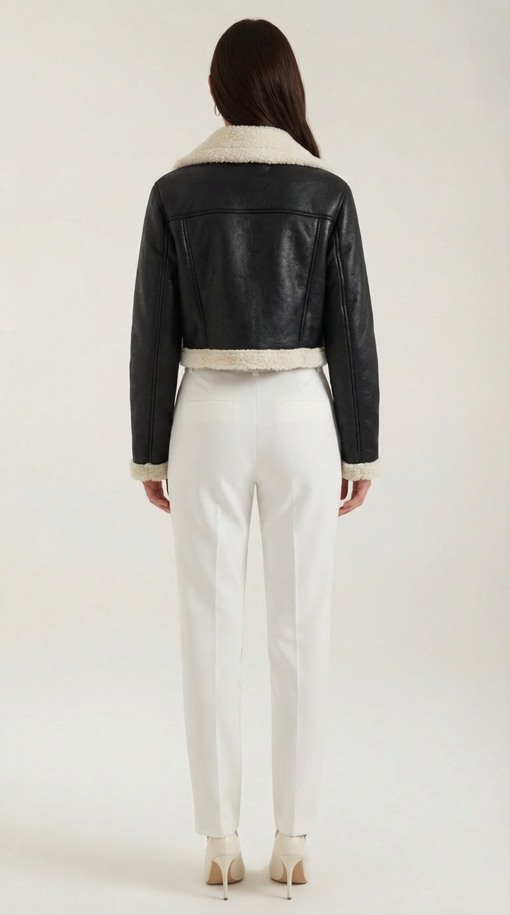 Marie Cropped Fleece Jacket