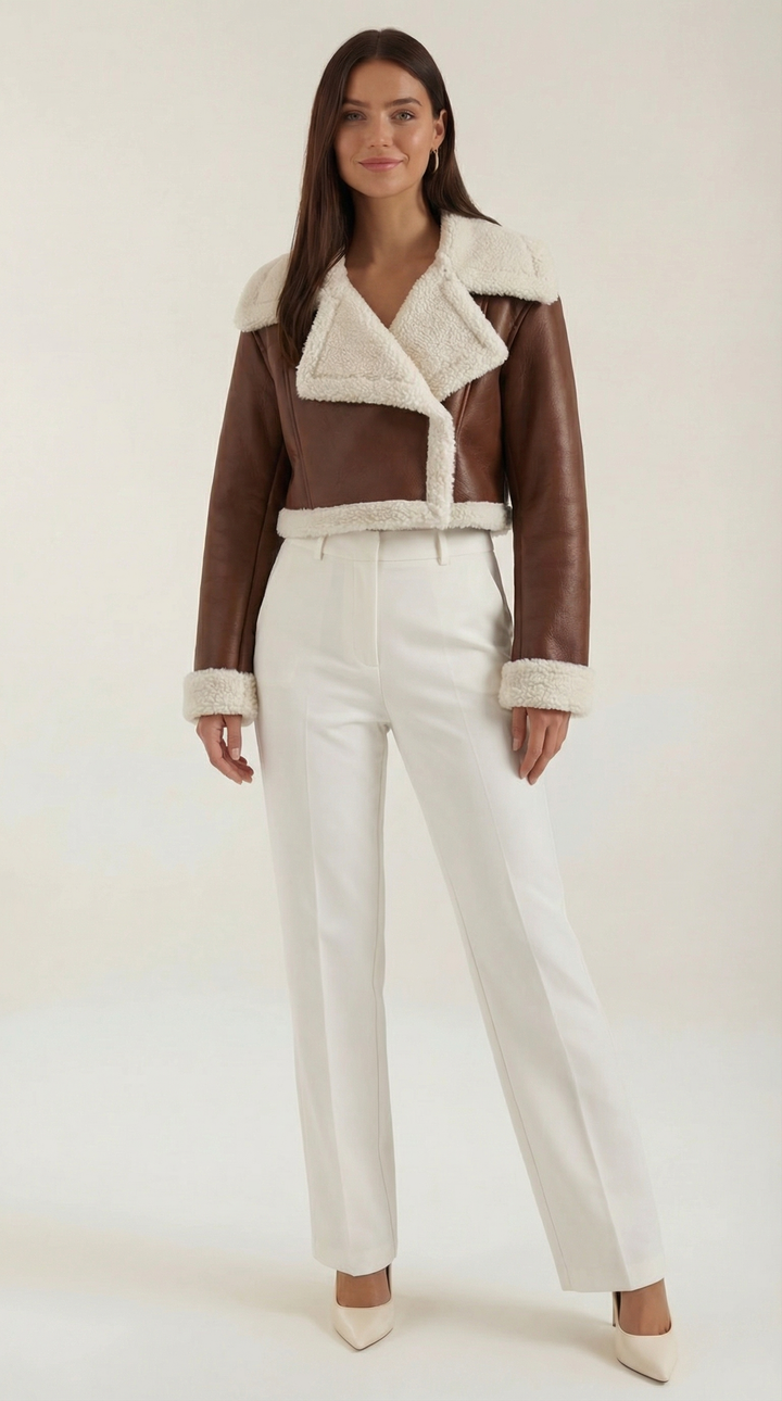 Marie Cropped Fleece Jacket