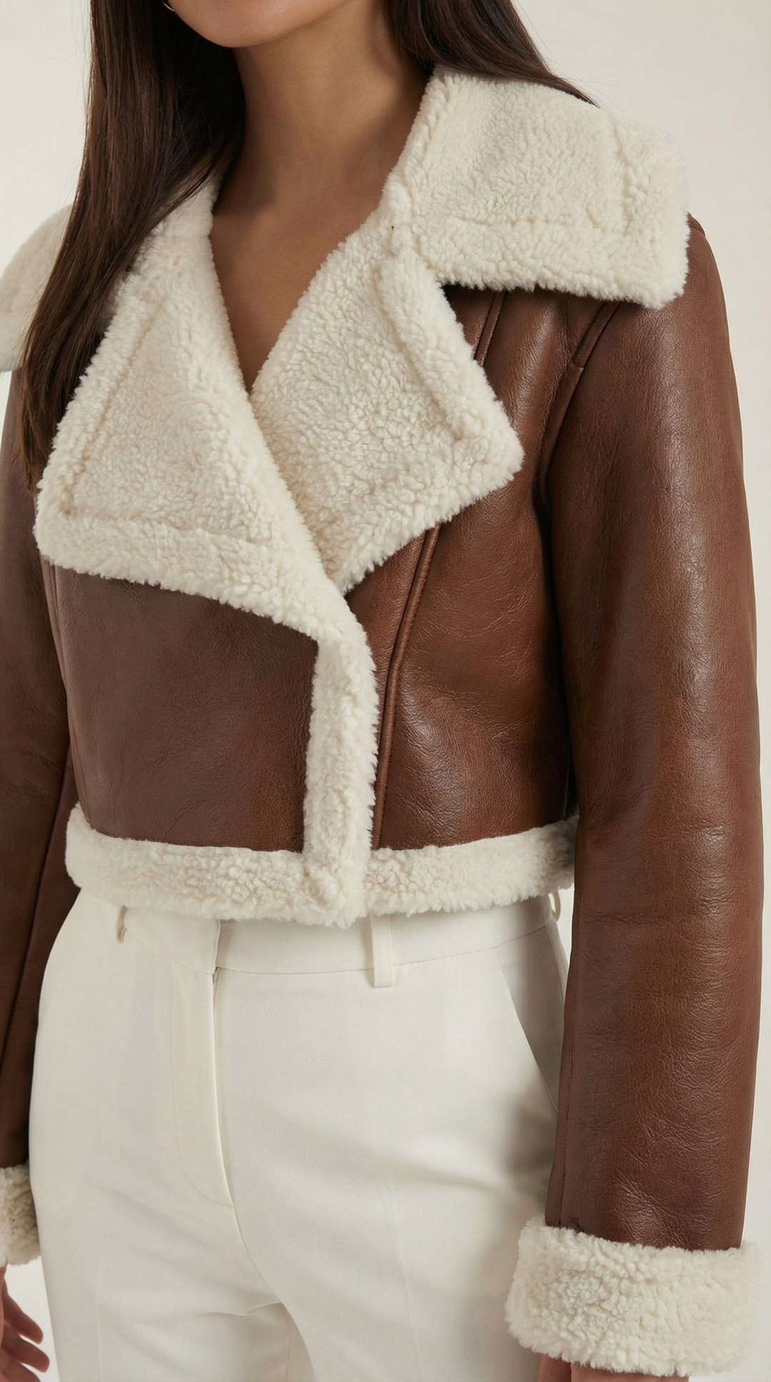 Marie Cropped Fleece Jacket