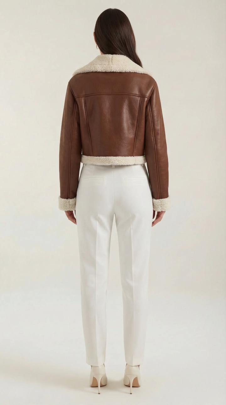 Marie Cropped Fleece Jacket