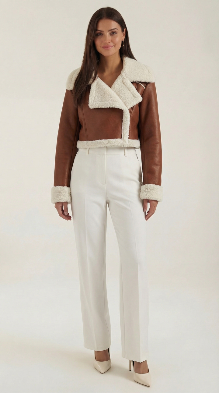 Marie Cropped Fleece Jacket