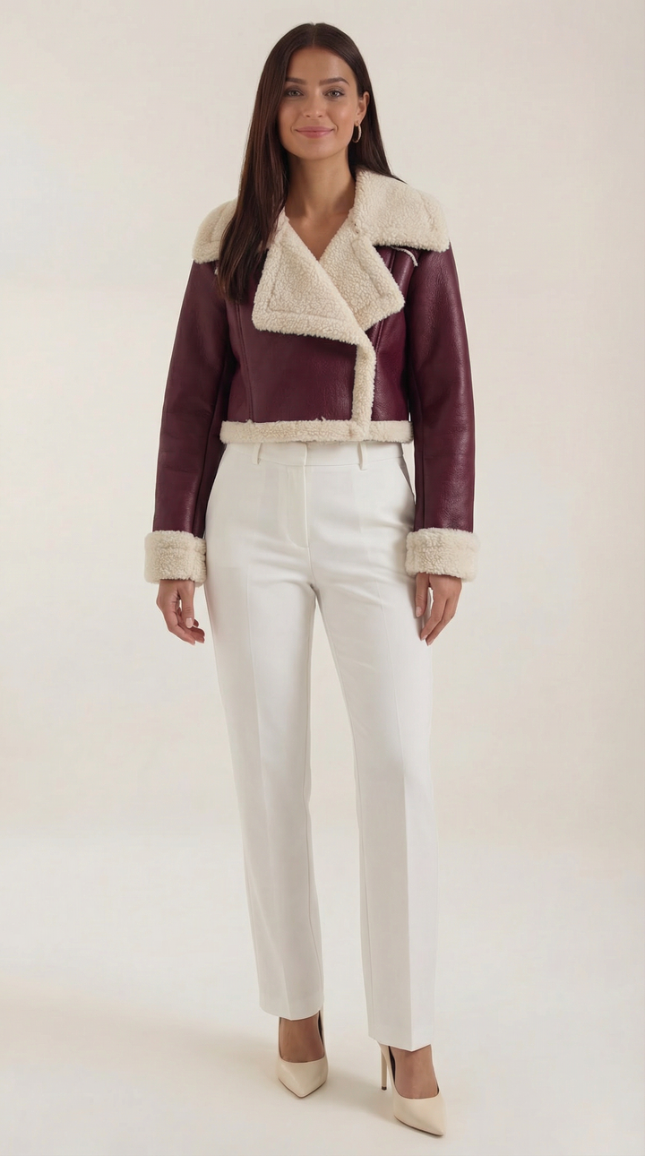 Marie Cropped Fleece Jacket