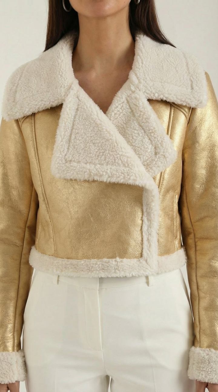 Marie Cropped Fleece Jacket