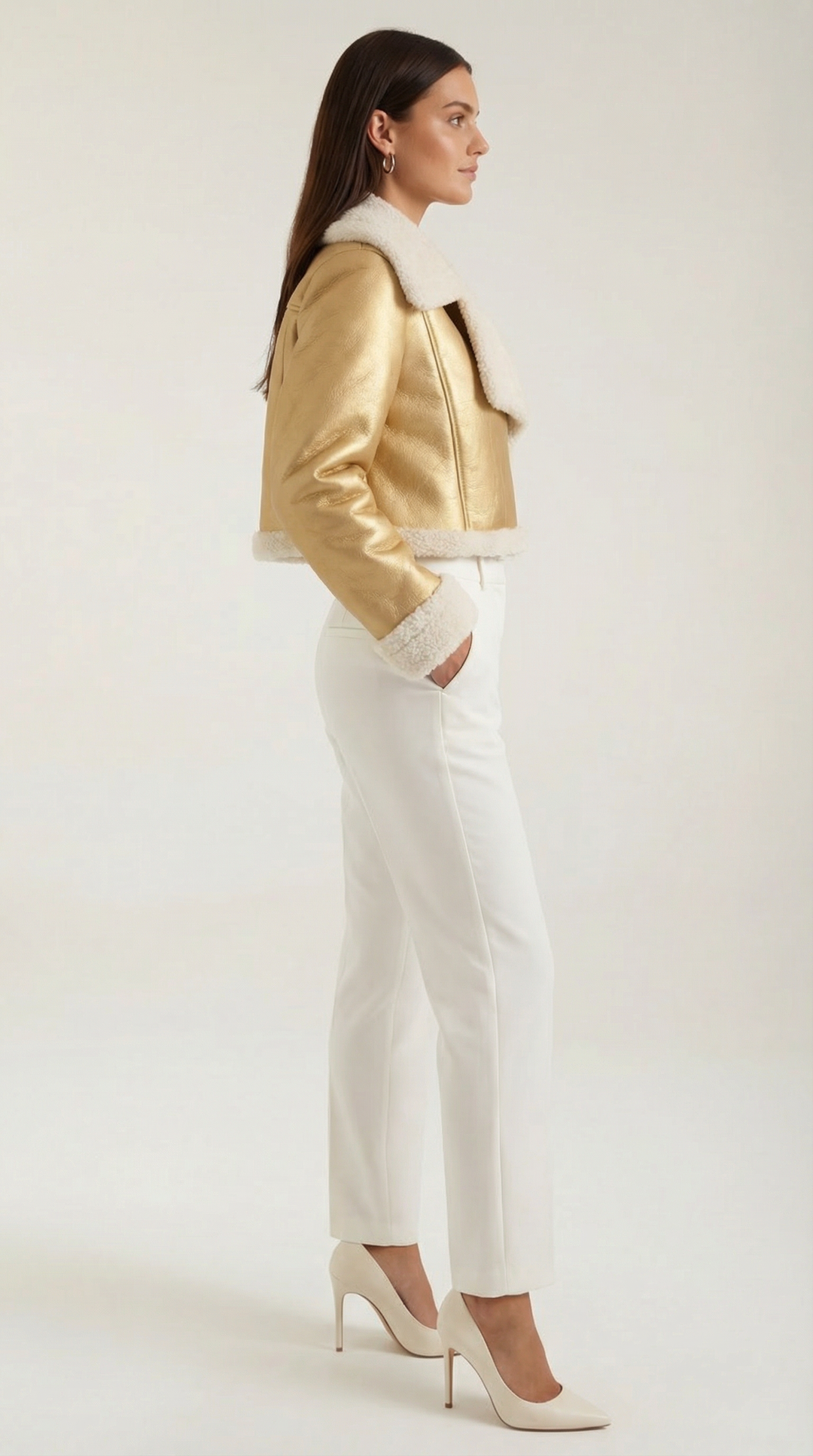 Marie Cropped Fleece Jacket