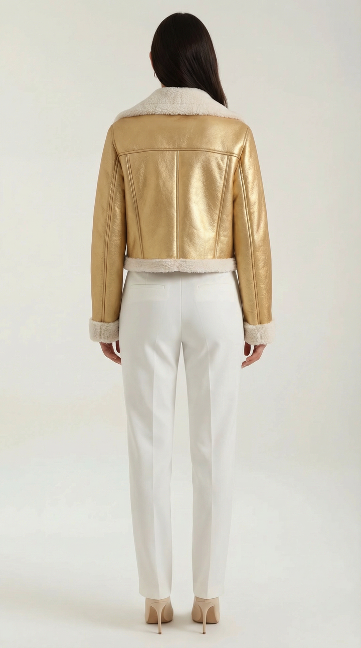 Marie Cropped Fleece Jacket