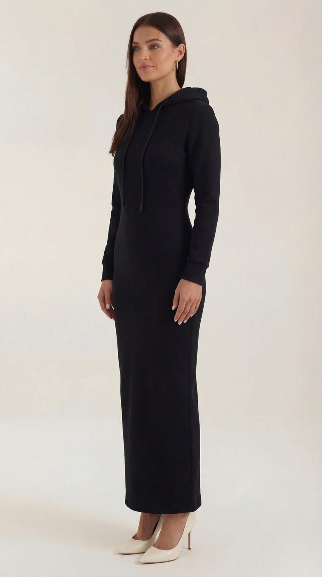 Marilyn Hooded Bodycon Maxi Dress