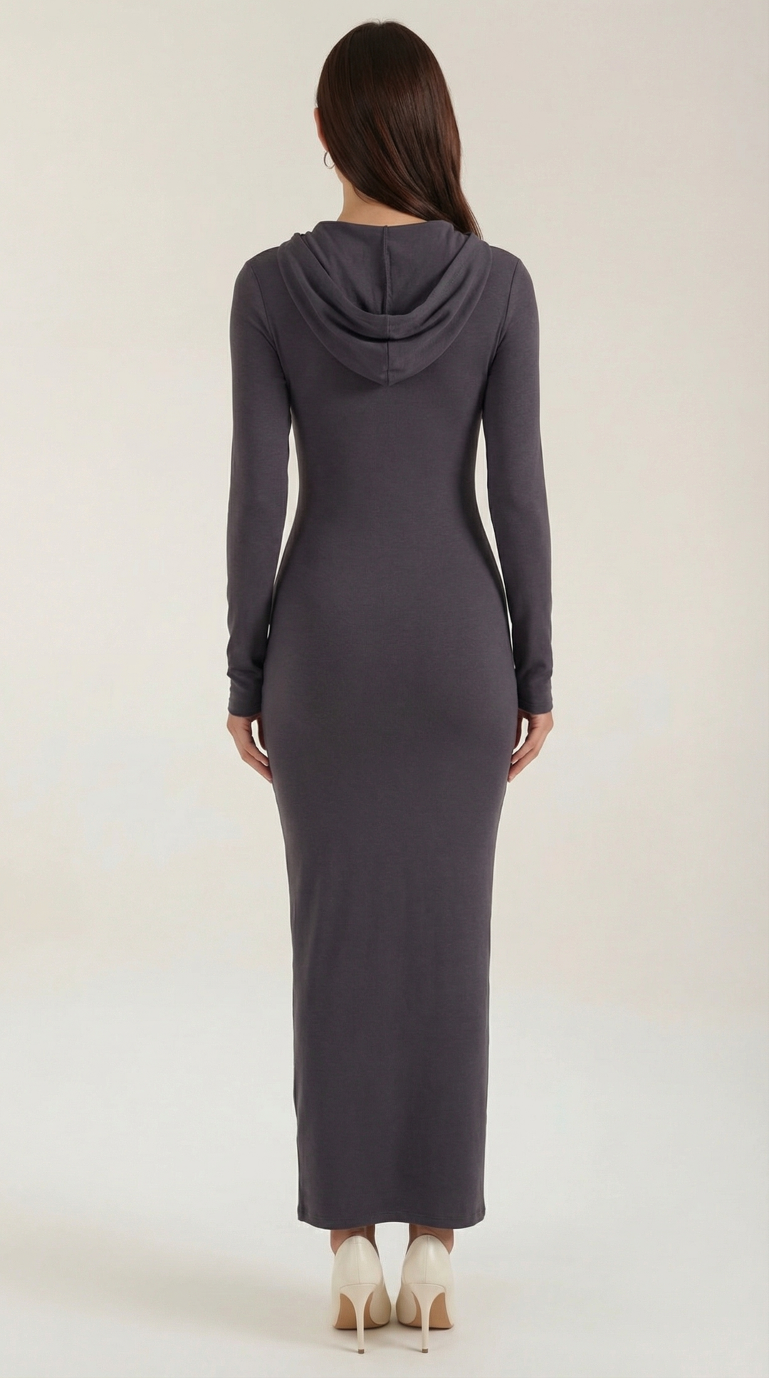 Marilyn Hooded Bodycon Maxi Dress