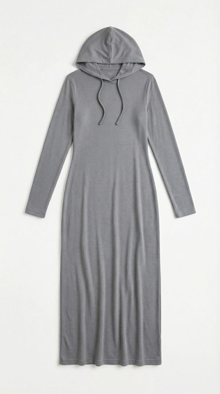 Marilyn Hooded Bodycon Maxi Dress