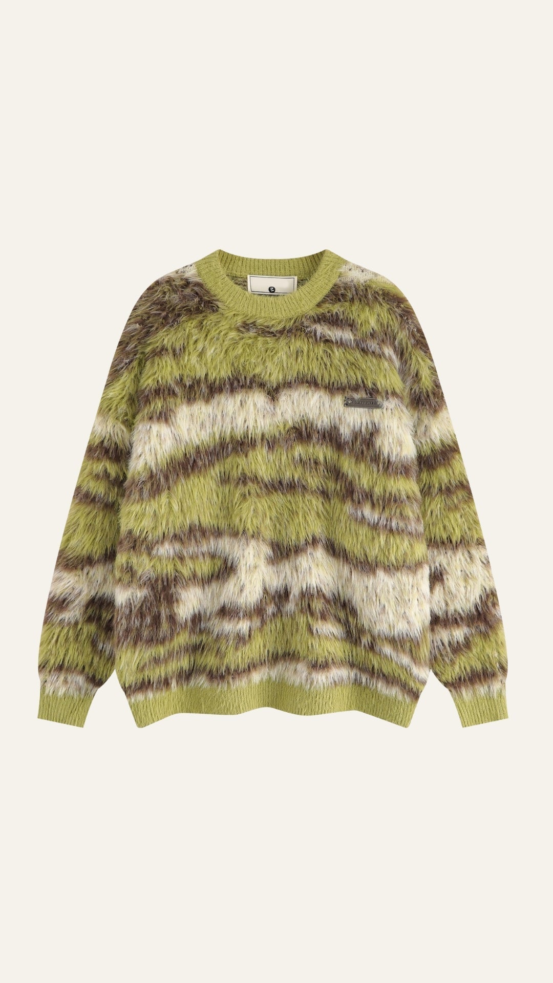 Melanie Long Sleeve Patterned Sweater