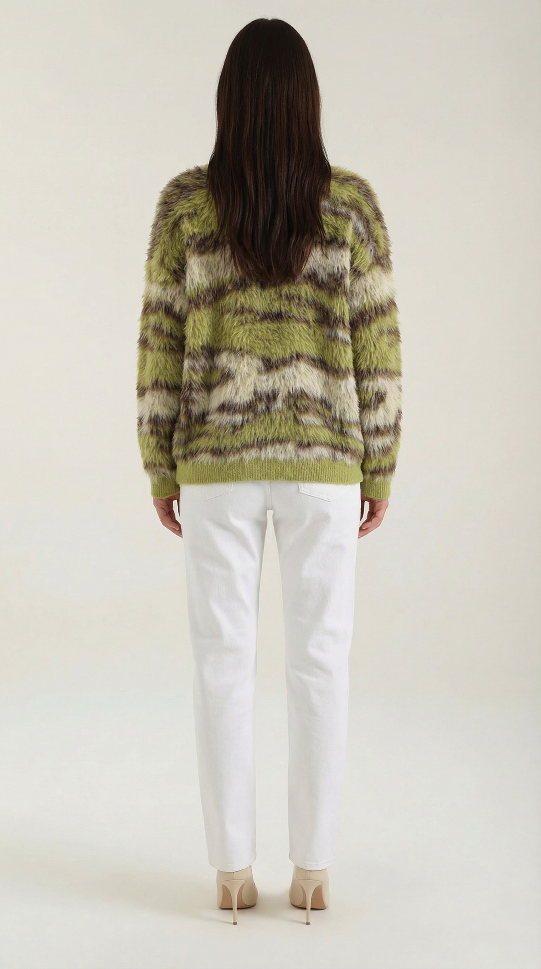 Melanie Long Sleeve Patterned Sweater