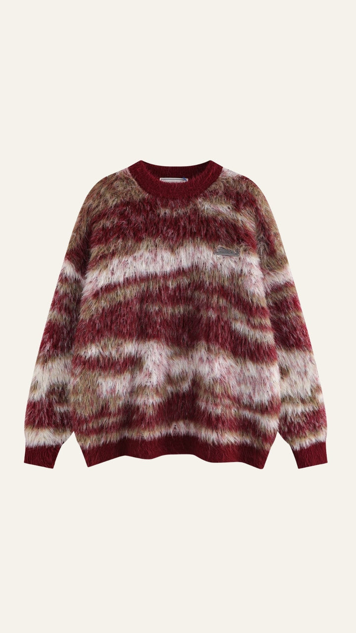 Melanie Long Sleeve Patterned Sweater