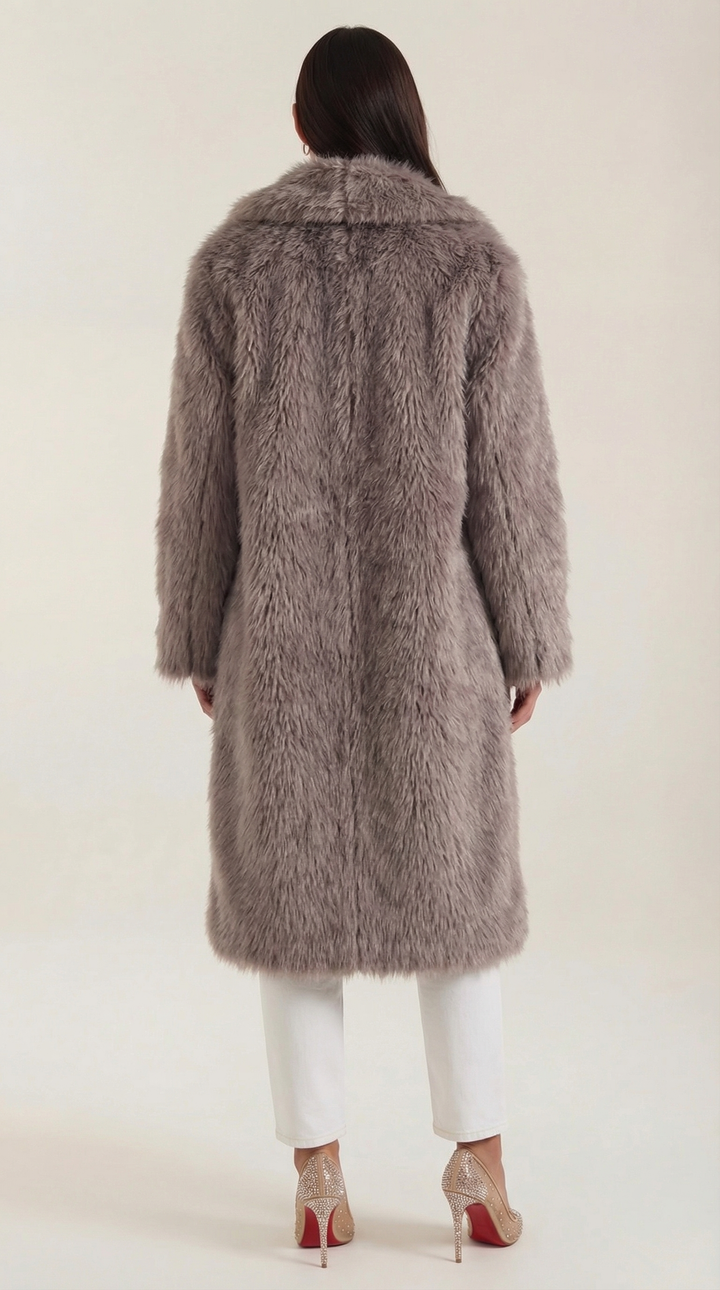 Narcissa Long Faux Fur Jacket