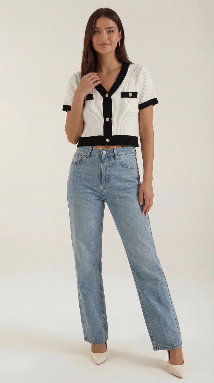 Nerina Short Sleeve Top