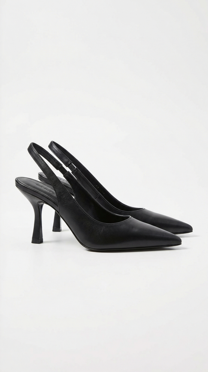 Nicole Sling Back Court Heels