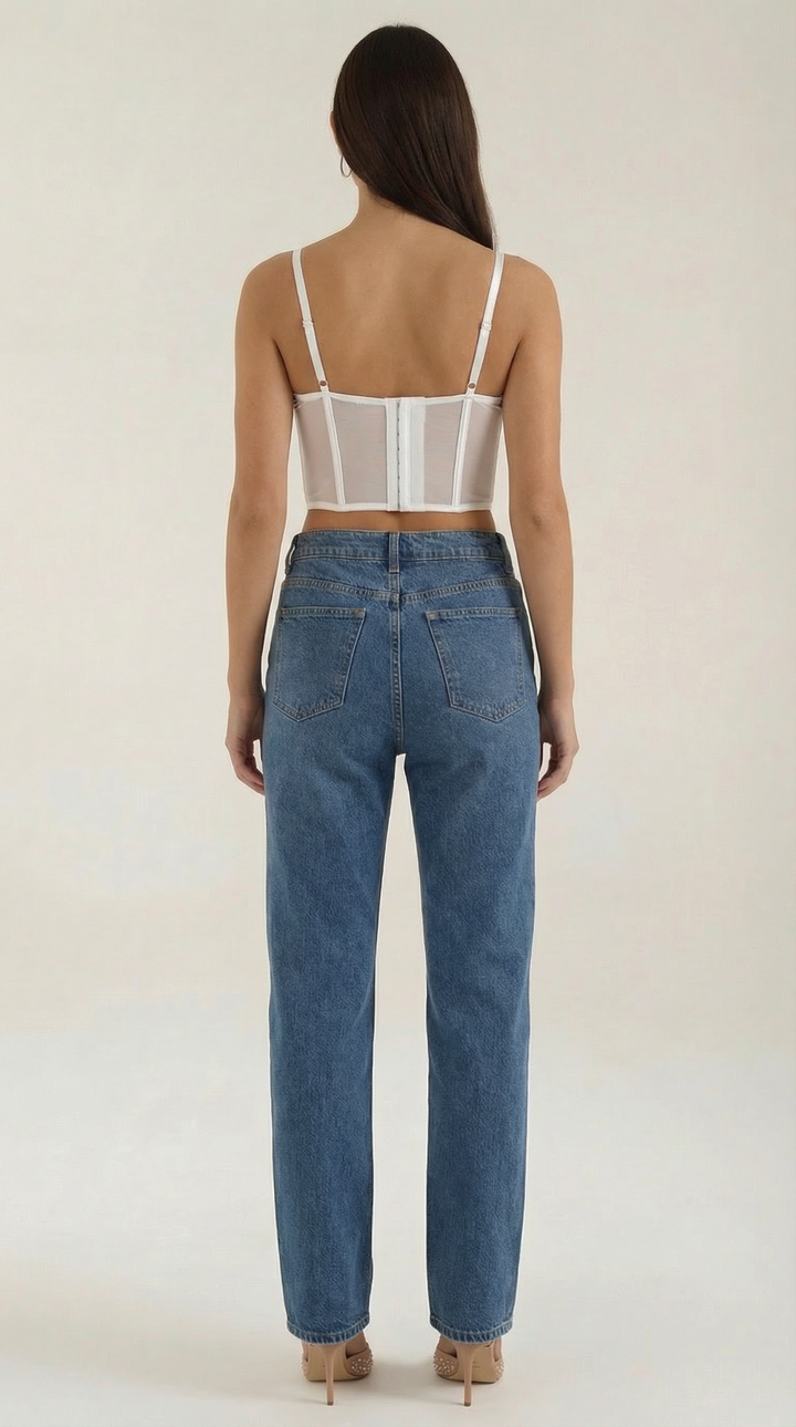 Penelope Corset Crop Top