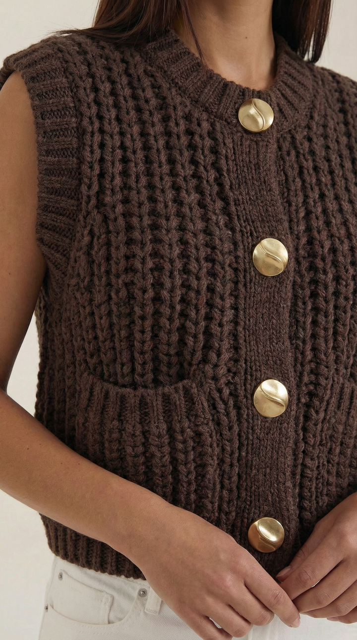 Philomena Knitted Waistcoat