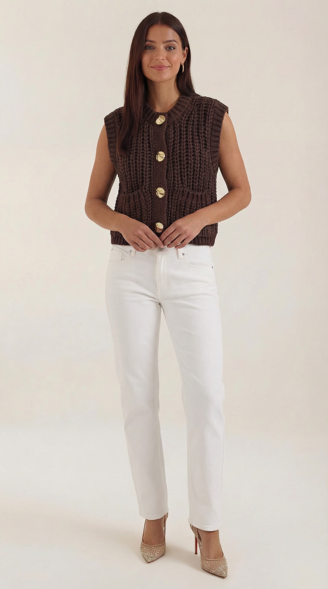 Philomena Knitted Waistcoat