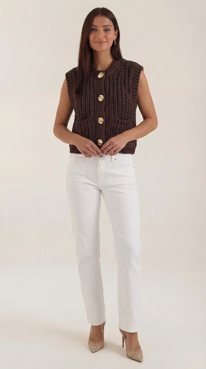 Philomena Knitted Waistcoat