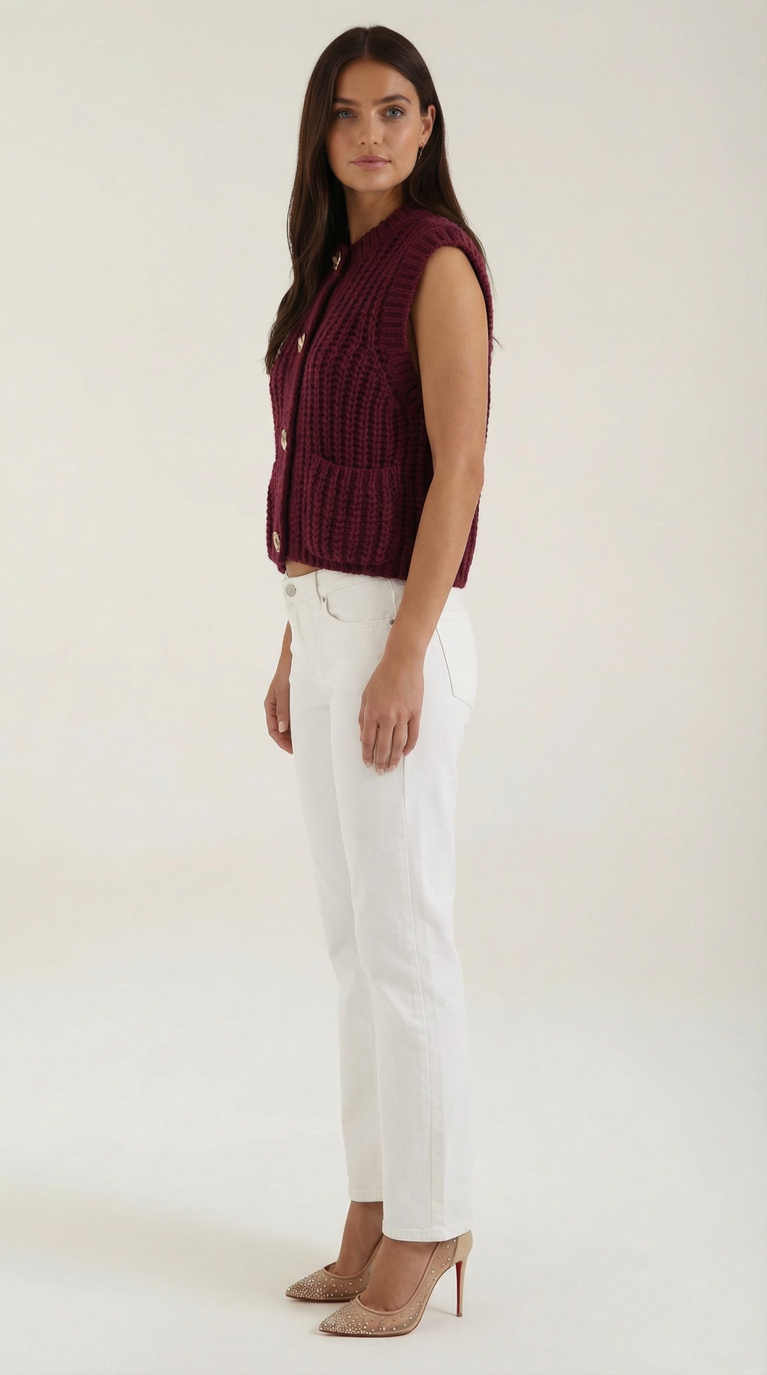 Philomena Knitted Waistcoat