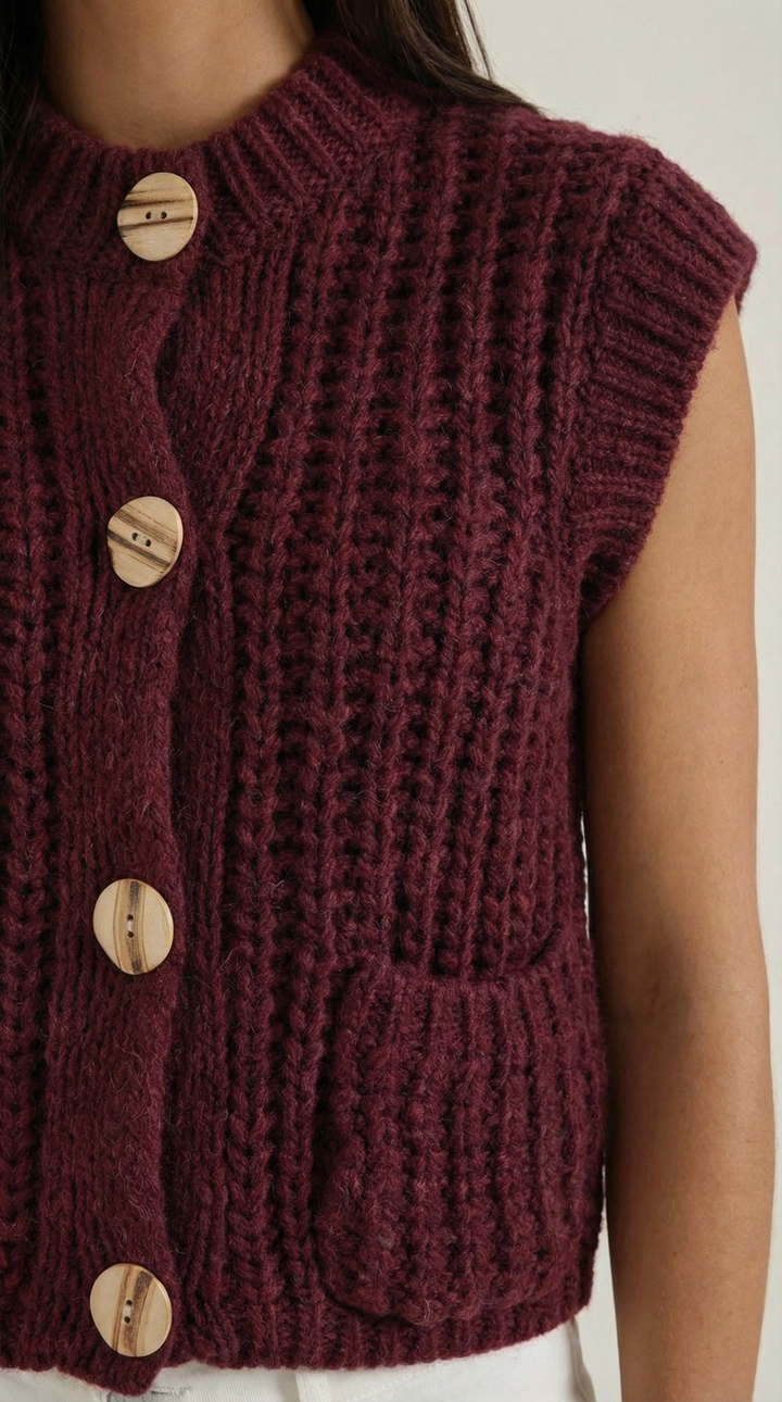 Philomena Knitted Waistcoat