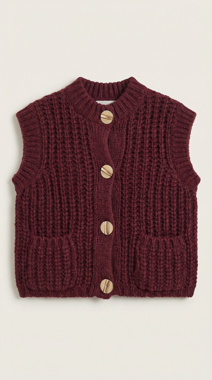Philomena Knitted Waistcoat