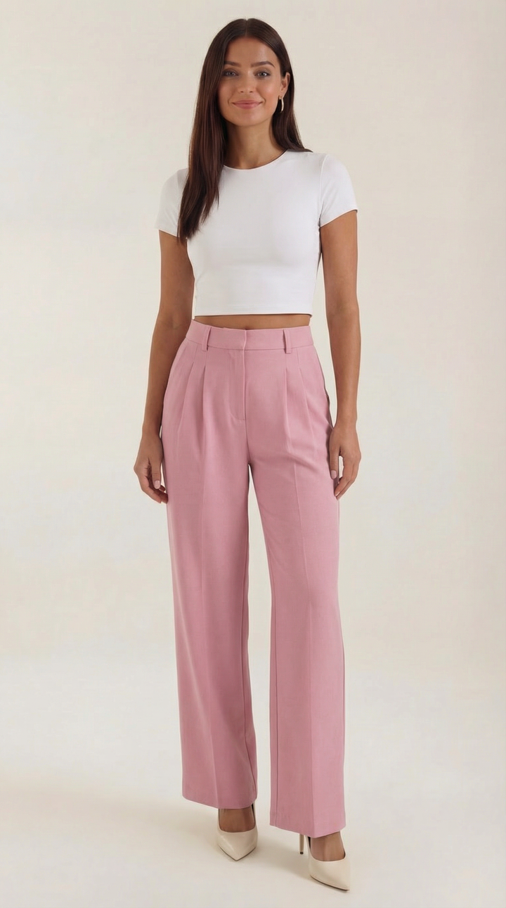 Rebecca Wide-Leg Office Trousers
