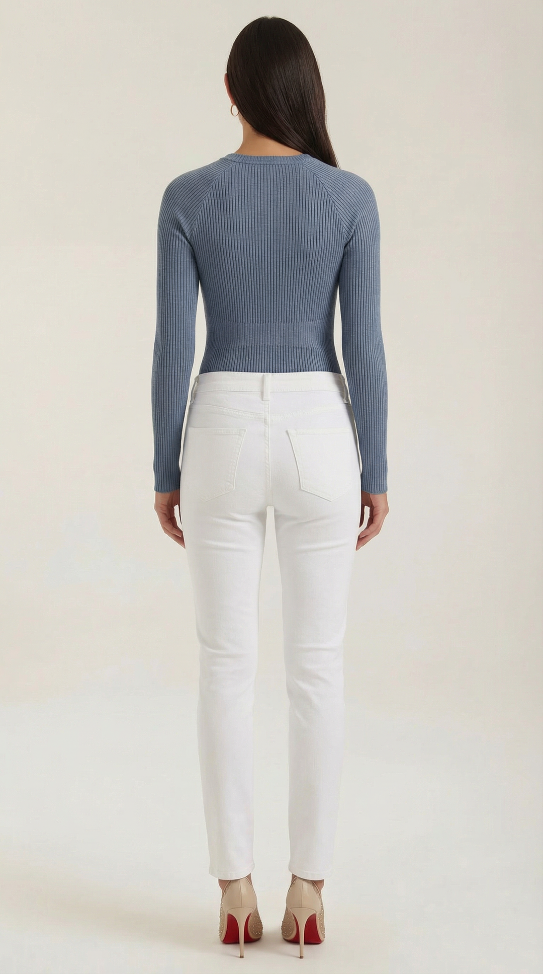 Samantha Ribbed Long-Sleeve Top