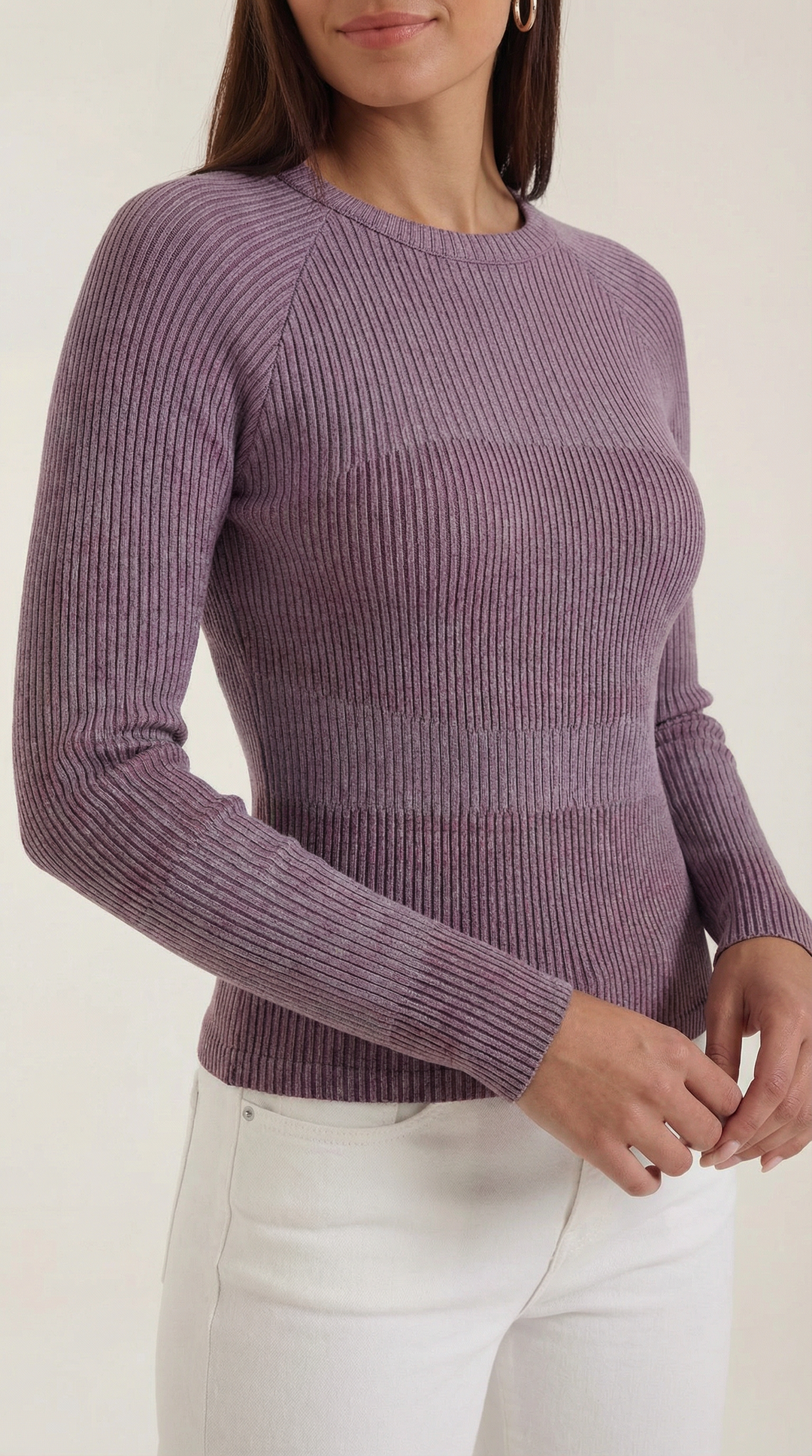 Samantha Ribbed Long-Sleeve Top