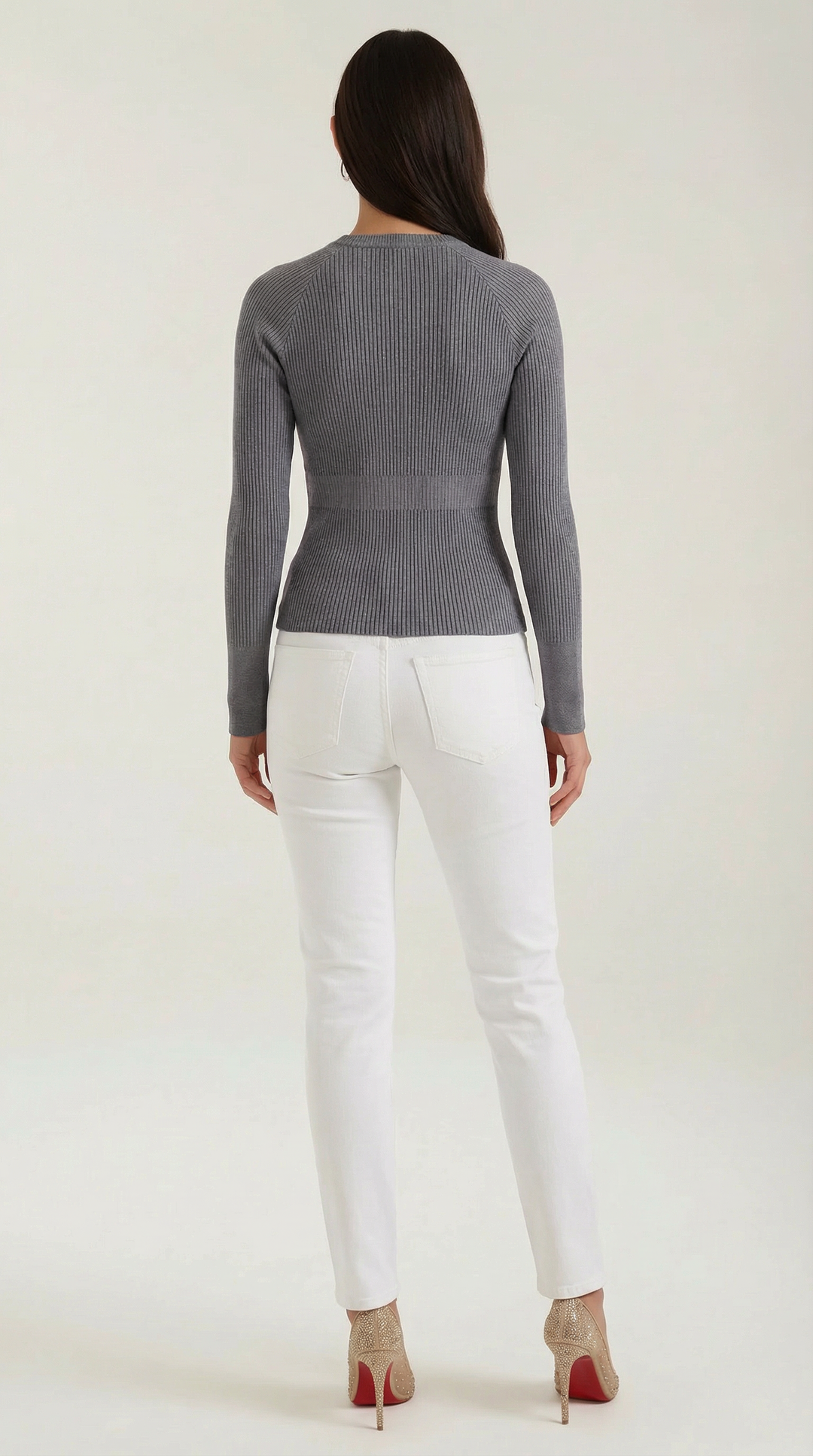 Samantha Ribbed Long-Sleeve Top
