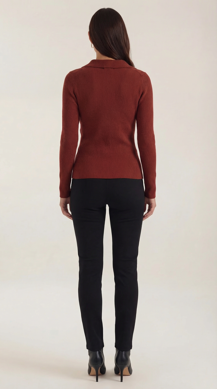 Sara Wrap Knit Sweater