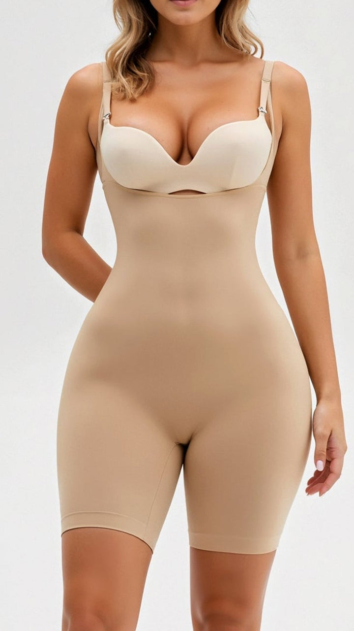 Seamless Butt Lifting Open Bust Bodysuit